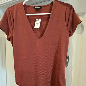 Body Contour Compression V-Neck Short Sleeve Bodysuit